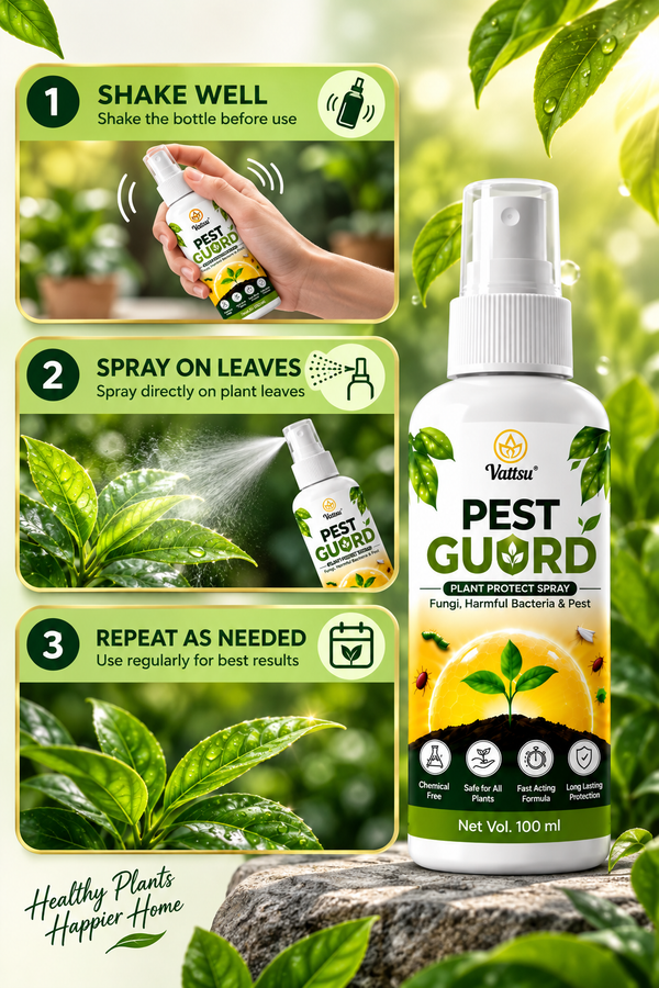 Pest Guard Plant Spray | Aphid, Mealybug & Whitefly Care | Pack of 3 ₹499